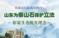 山东立法保护泰山石：图解罚款高达两万！