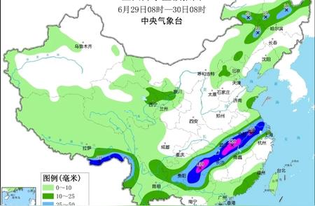 6月29日全国天气巨变，气温与降水报告